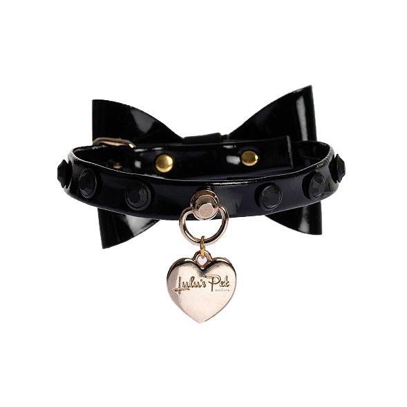Coal Black Dog Collar