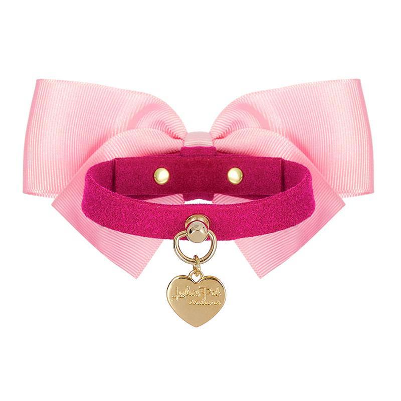Diamonds Dog Collar Pink