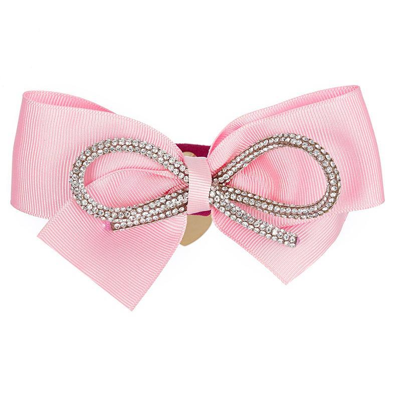 Diamonds Dog Collar Pink